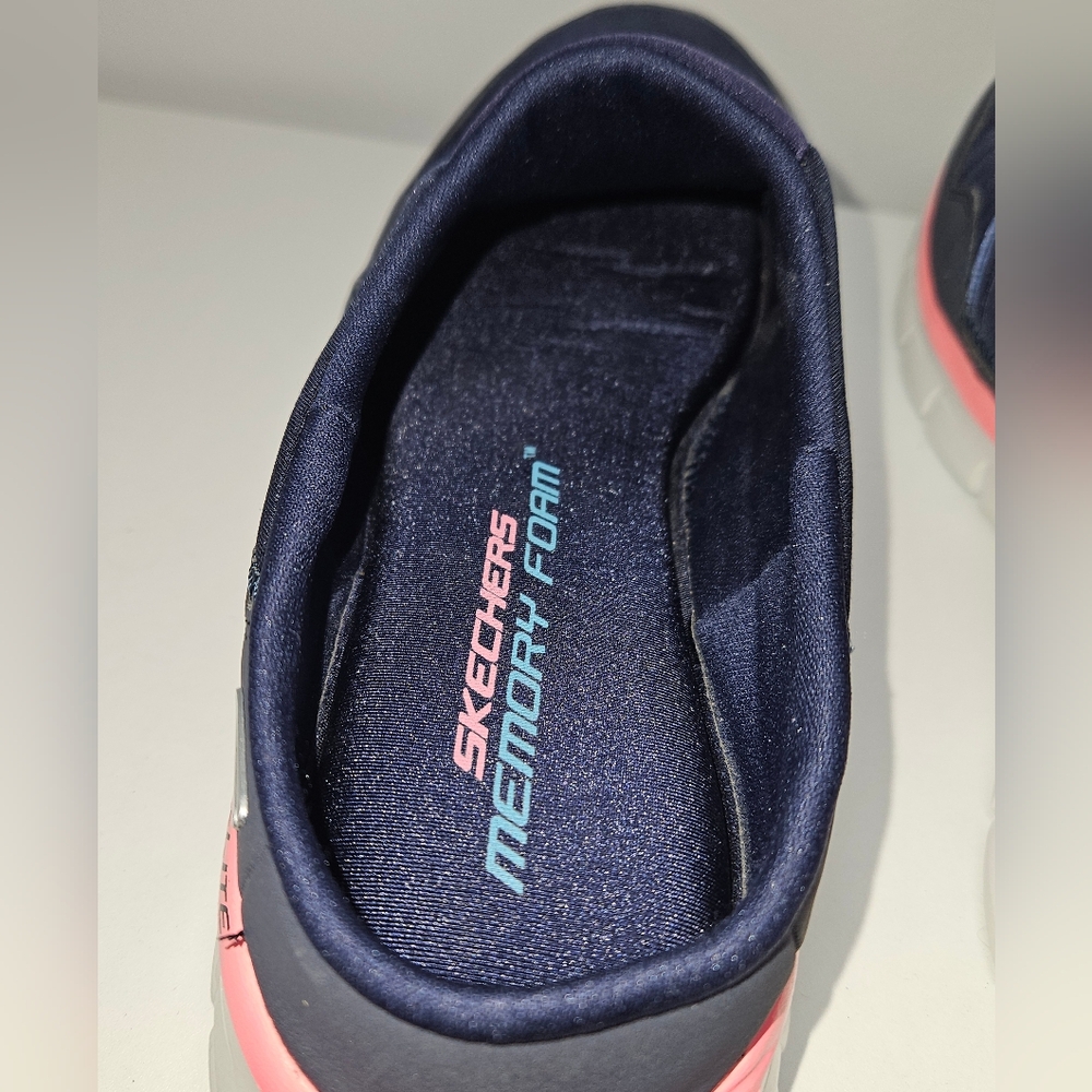 Skechers Synergy Women's Sport Air Streamer Slip-On Mule Sneakers, Sz 8.5 - Picture 6 of 9